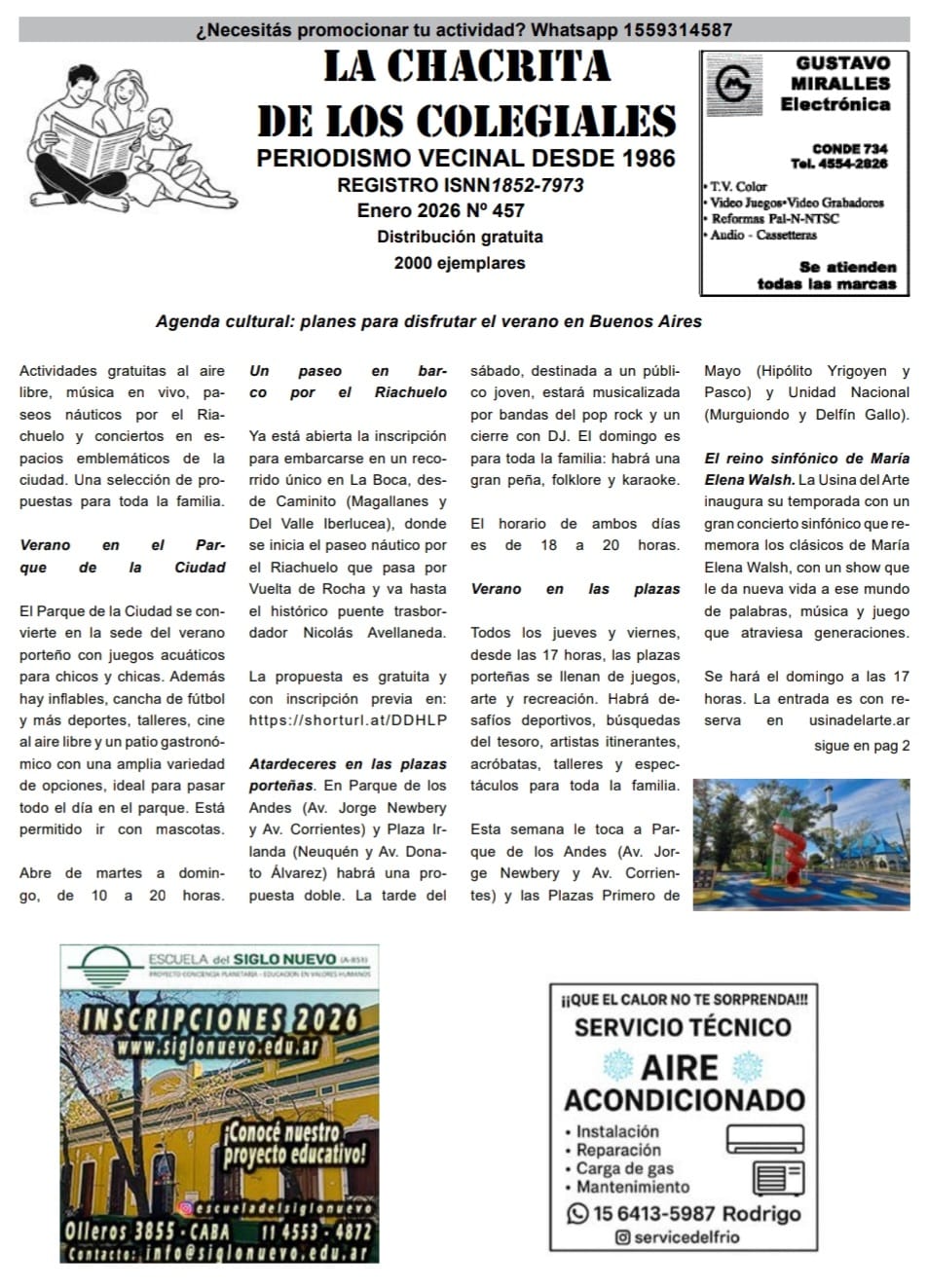 La Chacrita enero La Chacrita